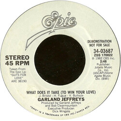 Garland Jeffreys What Does It Take (To Win Your Love) Vinyl 7" USED