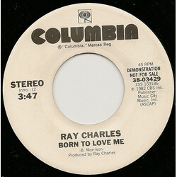 Ray Charles Born To Love Me USED VINYL 7INCH 45 RPM PROMO STEREO