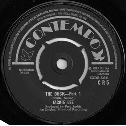 Jackie Lee The Duck USED VINYL 7INCH 45 RPM