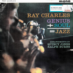 Ray Charles Genius + Soul = Jazz Vinyl LP USED