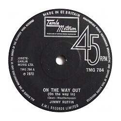 Jimmy Ruffin On The Way Out (On The Way In) USED VINYL 7INCH 45 RPM SINGLE
