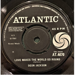 Deon Jackson Love Makes The World Go Round USED VINYL 7INCH SINGLE 45 RPM