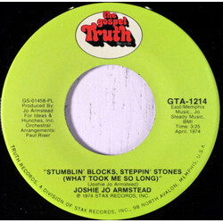 Jo Armstead Stumblin' Blocks, Steppin Stones (What Took Me So Long) USED VINYL 7INCH