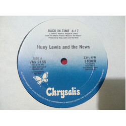 Huey Lewis & The News Back In Time Vinyl 12" USED