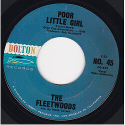 The Fleetwoods (He's) The Great Impostor / Poor Little Girl USED VINYL 7INCH 45 RPM SINGLE REISSUE