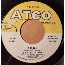 Ben E. King Amor USED VINYL 7INCH 45 RPM SINGLE STYRENE