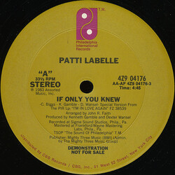Patti LaBelle If Only You Knew VINYL 12" USED