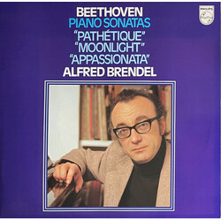 Ludwig van Beethoven / Alfred Brendel Piano Sonatas ("Pathétique", "Moonlight", "Appasionata") Vinyl LP USED