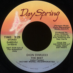 Dion DiMucci The Best USED VINYL 7INCH 45 RPM SINGLE STEREO MONO PROMO