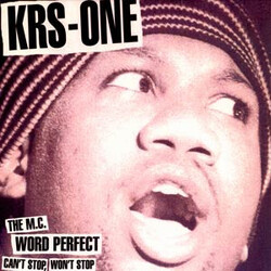 KRS-One Can't Stop, Won't Stop / The MC / Word Perfect VINYL 12" USED