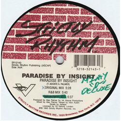Insight (6) Paradise By Insight USED VINYL 12INCH 33 S RPM