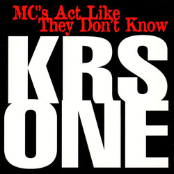 KRS-One MC's Act Like They Don't Know VINYL 12" USED