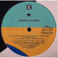 Michael Cooper Over And Over USED VINYL 33 S RPM 12INCH PROMO