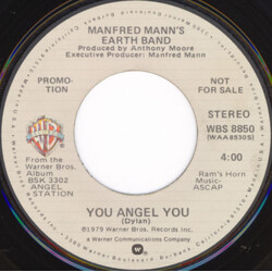 Manfred Mann's Earth Band You Angel You Vinyl 7" USED