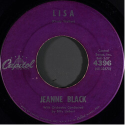 Jeanne Black / Jeanne And Janie Lisa / Journey Of Love USED VINYL 7INCH 45 RPM