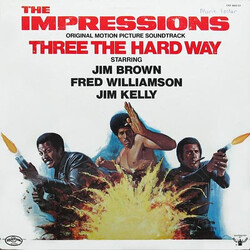 The Impressions Three The Hard Way (Original Motion Picture Soundtrack) Vinyl LP USED
