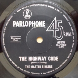 The Master Singers The Highway Code / Weather Forecast USED VINYL 7INCH 45 RPM SINGLE