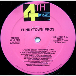 Funkytown Pros White Green VINYL 12" USED