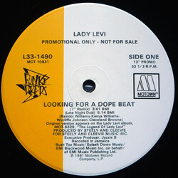 Lady Levi Looking For A Dope Beat USED VINYL 12INCH 33 S RPM SINGLE PROMO