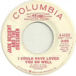 Jack Bedient & The Chessmen I Could Have Loved You So Well / Love Workshop USED VINYL 7INCH SINGLE 45 RPM PROMO
