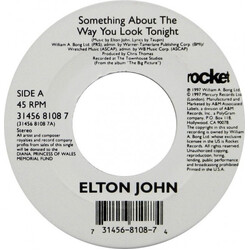 Elton John Something About The Way You Look Tonight / Candle In The Wind 1997 USED VINYL 7INCH 45 RPM STEREO