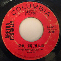Aretha Franklin Today I Sing The Blues / People USED VINYL 7INCH 45 RPM SINGLE