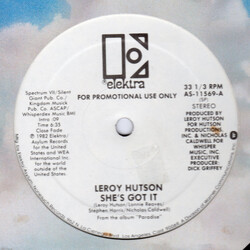 Leroy Hutson She's Got It USED VINYL 12INCH 33 S RPM PROMO