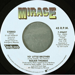 Nolan Thomas Yo' Little Brother USED VINYL 7INCH 45 RPM SINGLE STEREO