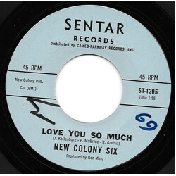 The New Colony Six Love You So Much / Let Me Love You USED VINYL 7INCH 45 RPM SINGLE STYRENE MONO