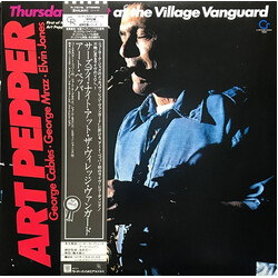 Art Pepper Thursday Night At The Village Vanguard Vinyl LP USED