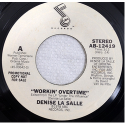 Denise LaSalle Workin' Overtime Vinyl 7" USED