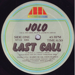 Jolo Last Call USED VINYL 12INCH 45 RPM
