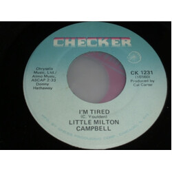 Little Milton I'm Tired / Somebody's Changin' My Sweet Baby's Mind USED VINYL 7INCH SINGLE 45 RPM