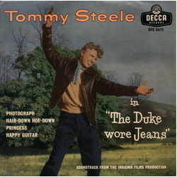 Tommy Steele The Duke Wore Jeans Vinyl 7" USED