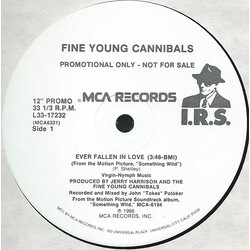 Fine Young Cannibals Ever Fallen In Love USED VINYL 12INCH 33 S RPM SINGLE PROMO STEREO