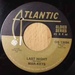 The Mar-Keys Last Night / Philly Dog USED VINYL 7INCH 45 RPM