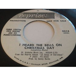 Frank Sinatra / Fred Waring & The Pennsylvanians I Heard The Bells On Christmas Day Vinyl 7" USED