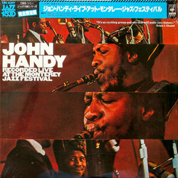 John Handy Recorded Live At The Monterey Jazz Festival Vinyl LP USED