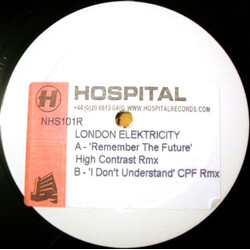 London Elektricity Remember The Future (High Contrast Rmx) / I Don't Understand (CPF Rmx) USED VINYL 12INCH WHITE LABEL PROMO