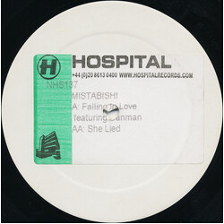 Mistabishi Falling In Love / She Lied USED VINYL 12INCH 45 RPM WHITE LABEL PROMO