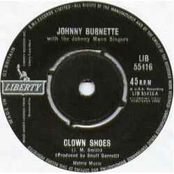 Johnny Burnette Clown Shoes USED VINYL 7INCH 45 RPM SINGLE