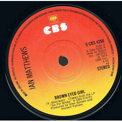 Iain Matthews Brown Eyed Girl USED VINYL 7INCH 45 RPM