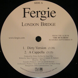 Fergie (2) London Bridge USED VINYL 12INCH PROMO