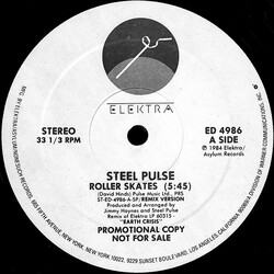 Steel Pulse Roller Skates USED VINYL 12INCH 33 S RPM PROMO