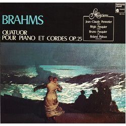 Johannes Brahms / Jean-Claude Pennetier / Régis Pasquier / Bruno Pasquier / Roland Pidoux / Les Musiciens (2) Quatuor Pour Piano Et Cordes Op. 25 Viny