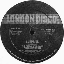 André Gagnon Surprise / Wow USED VINYL 12INCH 45 RPM