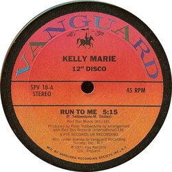 Kelly Marie Run To Me USED VINYL 12INCH 45 RPM