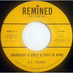 OC Tolbert / Dave Hamilton (Marriage Is Only) A State Of Mind / Marriage Is A State Of Vibes USED VINYL 7INCH 45 RPM SINGLE