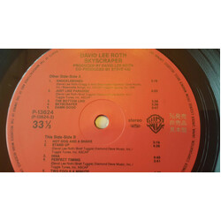 David Lee Roth Skyscraper Vinyl LP USED