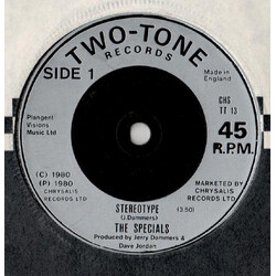The Specials Stereotype VINYL 7" USED